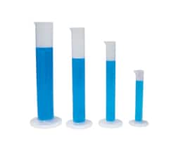 United Scientific Supplies&nbsp;Polypropylene Graduated Cylinder Set